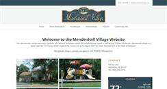 Desktop Screenshot of mendenhallvillage.com